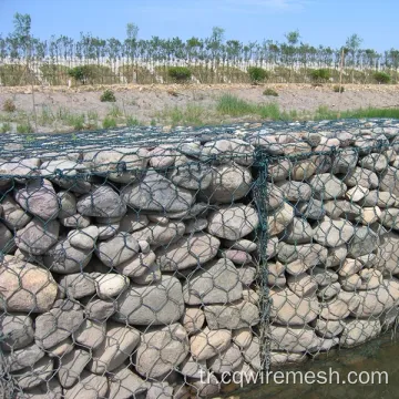 Ucuz PVC kaplı galvanizli gabion kutusu